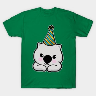 Cute Party Hat Wombat T-Shirt